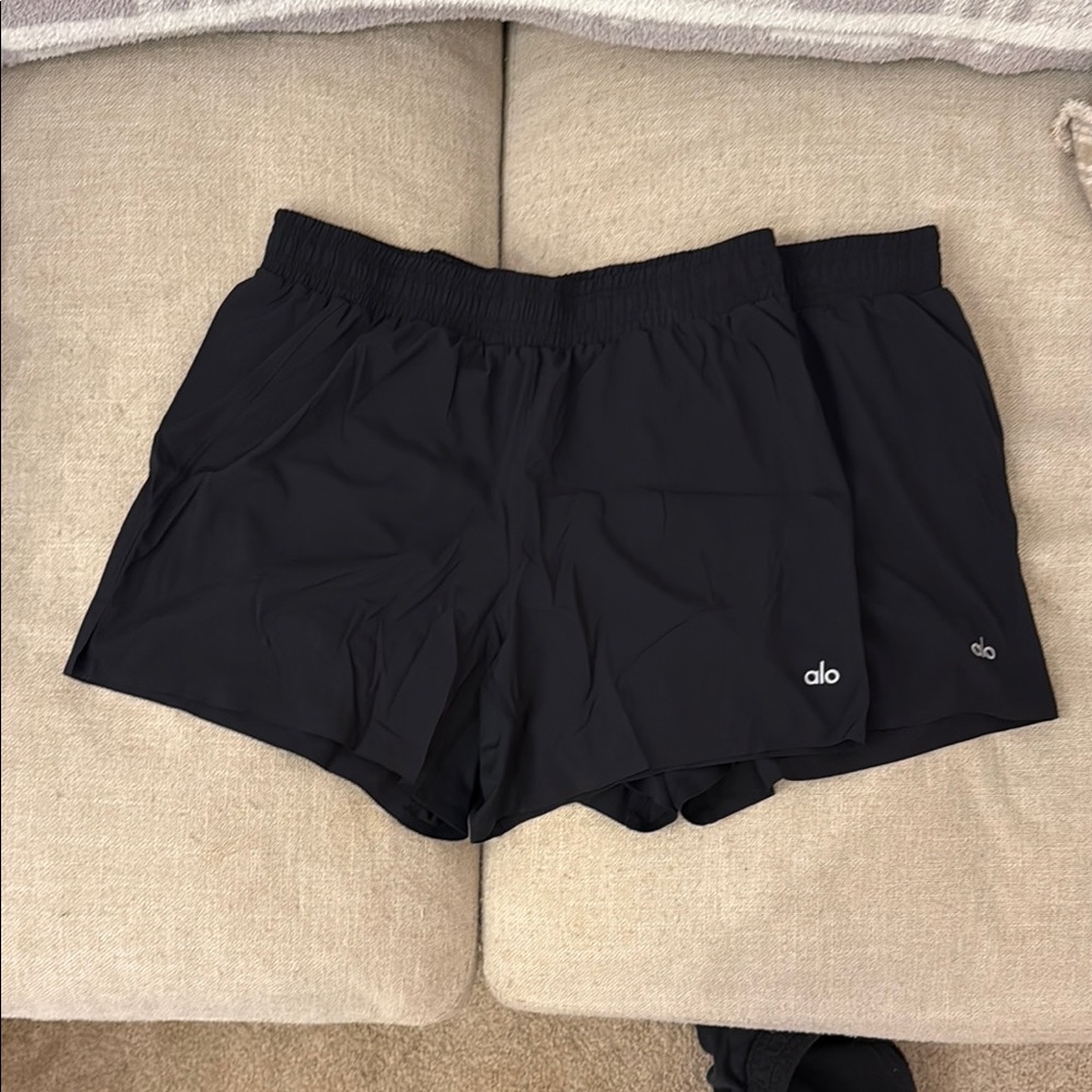 ALO Yoga Black Athletic Shorts